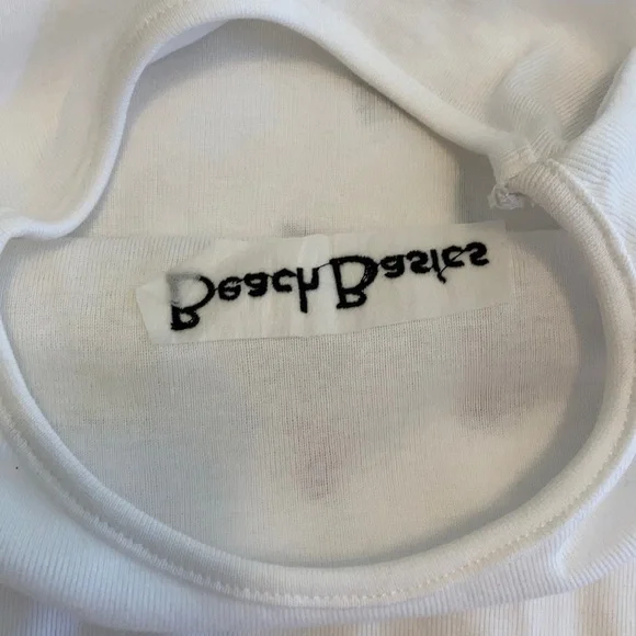 PMS Shop Beach Basics White T-Shirt NWT - Picture 5 of 9